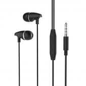 Handsfree Casti In-Ear Borofone BM25 Sound edge, Cu microfon, 3.5 mm, 1.2m, Negru 