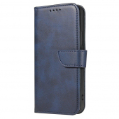 Husa Piele Ecologica OEM Leather Flip Magnet pentru Samsung Galaxy A20e, Bleumarin 