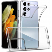 Husa TPU SiGN Ultra Slim pentru Samsung Galaxy S21 Ultra 5G, Transparenta SN-TRAN-S21UL 