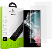 Folie Protectie Ecran GLASTIFY UVTG+ pentru Samsung Galaxy S22 Ultra 5G S908, Sticla securizata, UV, Set 2 buc GST008 