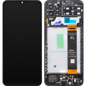 Display - Touchscreen Samsung Galaxy A13 4G A135, Cu Rama, Negru, Service Pack GH82-28508A