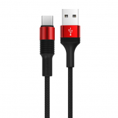 Cablu Date si Incarcare USB-A - USB-C Borofone BX21 Outstanding, 18W, 1m, Rosu