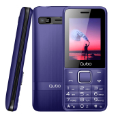 Telefon mobil QUBO X-229, 2.44 inch, Dual SIM, 2G, Albastru QUBO-X229-BL
