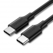 Cablu Date si Incarcare USB Type-C la USB Type-C UGREEN US286, 1.5 m, PD/QC, 60W / 3A, Negru 
