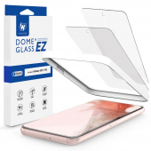 Folie Protectie Ecran Whitestone pentru Samsung Galaxy S22+ 5G S906, Sticla securizata, Full Cover, Full Glue, set 2 bucati 