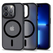 Husa MagSafe pentru Apple iPhone 14 Pro Max, Tech-Protect, Magmat, Neagra