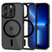 Husa MagSafe pentru Apple iPhone 14 Pro Max, Tech-Protect, Magmat Clear, Neagra