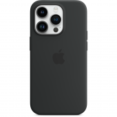 Husa Silicon Apple iPhone 14 Pro Max, MagSafe, Neagra (Midnight) MPTP3ZM/A 