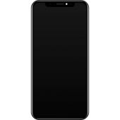 Display cu Touchscreen JK pentru Apple iPhone XR, cu Rama, Versiune LCD In-Cell, Negru
