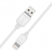Cablu Date si Incarcare USB la Lightning XO Design NB36, 2.1A, 1 m, Alb 