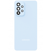 Capac Baterie Samsung Galaxy A33 5G A336, cu Geam Blitz - Geam Camera Spate, Albastru, Swap