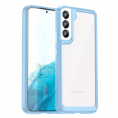 Husa Plastic - TPU OEM Outer Space pentru Samsung Galaxy S23 S911, Transparenta Bleu 