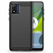 Husa pentru Motorola Moto E13, Tech-Protect, Carbon, Neagra