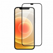 Folie de protectie Ecran OEM OG Premium pentru Apple iPhone 11 / XR, Sticla Securizata, Full Glue, Neagra 