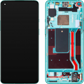 Display cu Touchscreen OnePlus 8T, cu Rama, Verde (Aquamarine Green), Service Pack 2011100214 