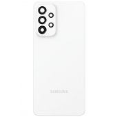 Capac Baterie Samsung Galaxy A53 5G A536, Cu Geam Camera Spate, Alb, Swap 