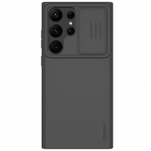 Husa MagSafe pentru Samsung Galaxy S23 Ultra S918, Nillkin, CamShield Silky Magnetic, Neagra