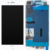Display cu Touchscreen Apple iPhone 8 Plus, cu Rama, Argintiu, Service Pack 661-09033