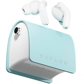 Handsfree Bluetooth Haylou Lady Bag, TWS, Albastru 