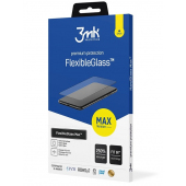 Folie de protectie Ecran 3MK FlexibleGlass Max pentru Samsung Galaxy A52s 5G A528 / A52 5G A526 / A52 A525, Sticla Flexibila, Full Glue, Neagra