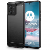 Husa pentru Motorola Edge 40 Neo, Tech-Protect, Carbon, Neagra 