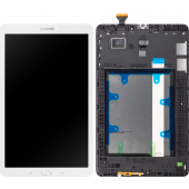 Display cu Touchscreen Samsung Galaxy Tab E 9.6, cu Rama, Alb (Pearl White), Service Pack GH97-17525B 