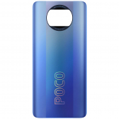 Capac Baterie Xiaomi Poco X3 Pro, Albastru (Frost Blue), Service Pack 55050000UY6D 