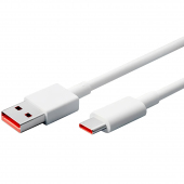 Cablu Date si Incarcare USB-A - USB-C Xiaomi, 65W, 1m, Alb 45010000154S 