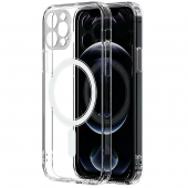 Husa MagSafe pentru Apple iPhone 15 Plus, OEM, Magnetic, Transparenta 