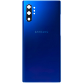 Capac Baterie Samsung Galaxy Note 10+ 5G N976 / Note 10+ N975, Albastru (Aura Blue), Service Pack GH82-20588D 