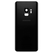 Capac Baterie Samsung Galaxy S9 G960, Negru (Midnight Black), Service Pack GH82-15865A 
