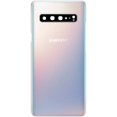 Capac Baterie Samsung Galaxy S10 5G G977, Argintiu (Crown Silver), Service Pack GH82-19500A 
