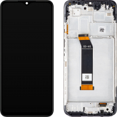 Display cu Touchscreen Xiaomi Poco M4 5G, cu Rama, Negru (Power Black), Service Pack 5600080L1900 