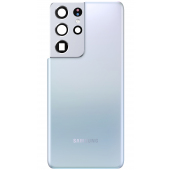 Capac Baterie Samsung Galaxy S21 Ultra 5G G998, Argintiu (Phantom Silver), Service Pack GH82-24499B 