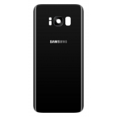 Capac Baterie Samsung Galaxy S8 G950, Negru (Midnight Black), Service Pack GH82-13962A 