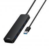 Hub USB Baseus UltraJoy Lite, 4 x USB-A 3.0, 0.5m, Negru B0005280B111-02 