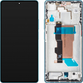 Display cu Touchscreen Xiaomi Poco F5, cu Rama, Albastru, Service Pack 560003M16T00 