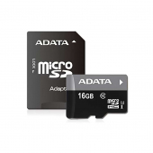 Card Memorie microSDHC Adata Premier, 16Gb, Clasa 10, Cu Adaptor AUSDH16GUICL10-RA1 