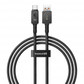 Cablu Date si Incarcare USB-A - USB-C Baseus Unbreakable, 100W, 1m, Negru P10355801111-00 
