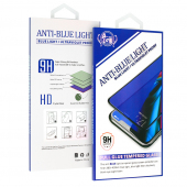 Folie de protectie Ecran Anti Blue Light OEM pentru Oppo A58 4G, Sticla Securizata, Full Glue 