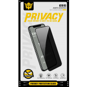 Folie de protectie Ecran Privacy ESD pentru Apple iPhone 14 Pro Max, Sticla Securizata, AB Ultra Glue 