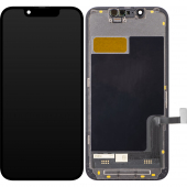 Display cu Touchscreen ZY pentru Apple iPhone 13 mini, cu Rama, Versiune LCD In-Cell IC Movable, Negru