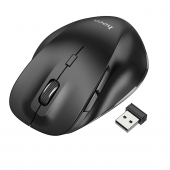 Mouse Wireless HOCO GM24, 1600DPI, Negru 