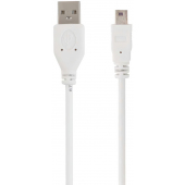 Cablu Date si Incarcare USB-A - miniUSB Gembird, 1.8m, Alb CC-USB2-AM5P-6 