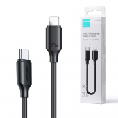 Cablu Date si Incarcare USB-C - Lightning Joyroom S-CL020A9, 20W, 0.25m, Negru 