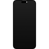 Display cu Touchscreen pentru Apple iPhone 15 Pro Max, cu Rama, Versiune LCD In-Cell, Negru