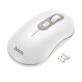 Mouse Wireless HOCO GM21, 1600DPI, Alb 
