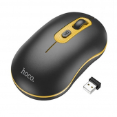 Mouse Wireless HOCO GM21, 1600DPI, Galben