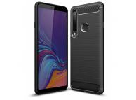 Husa pentru Samsung Galaxy A7 (2018) A750, Forcell, Carbon, Neagra