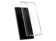Husa TPU Spigen Crystal Hybrid pentru Samsung Galaxy Note 10 N970 / Samsung Galaxy Note 10 5G N971, Transparenta 628CS27409